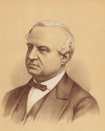 The Honourable George William Lord (litografía en color) de Australian School