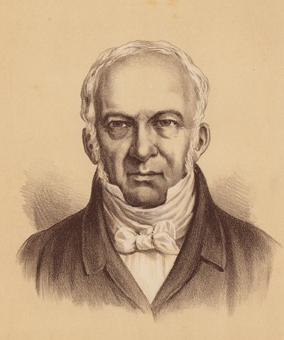 William Cox, Esquire (litografía en color) de Australian School