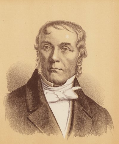 William Faithfull, Esquire (litografía en color) de Australian School