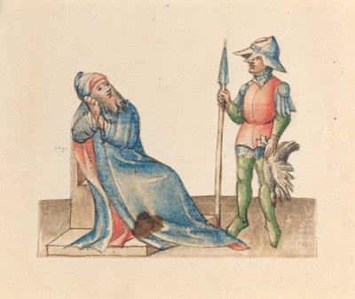 Isaac y Esaú de Austrian 15th Century
