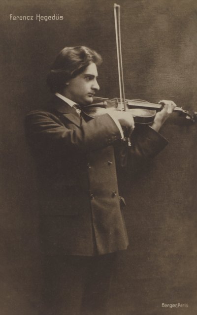 Ferencz Hegedus, violinista húngaro de Austrian Photographer