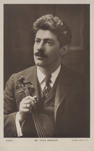 Fritz Kreisler, violinista y compositor austríaco de Austrian Photographer