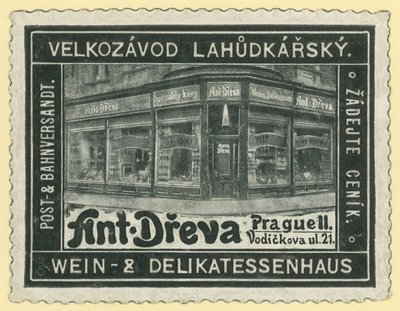 Tienda de vinos y delicatessen Anton Dreva, Praga de Austrian School