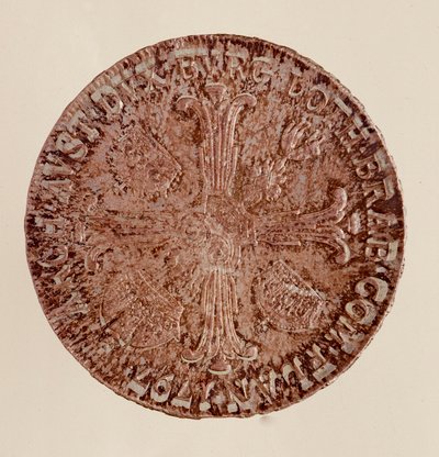 Taler de plata austriaco del emperador Francisco II (Francisco I de Austria o Francisco II del Sacro Imperio) (1768-1835) 1797 Diámetro 4 cm de Austrian School