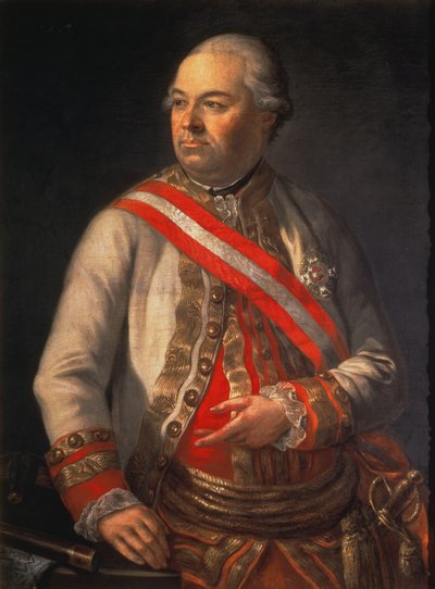 Conde Andreas Hadik von Futak (1710-90), comandante del ejército austríaco en la campaña contra Turquía en 1789 de Austrian School