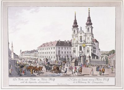Iglesia parroquial y convento de Mariahilf en Leimggruben de Austrian School