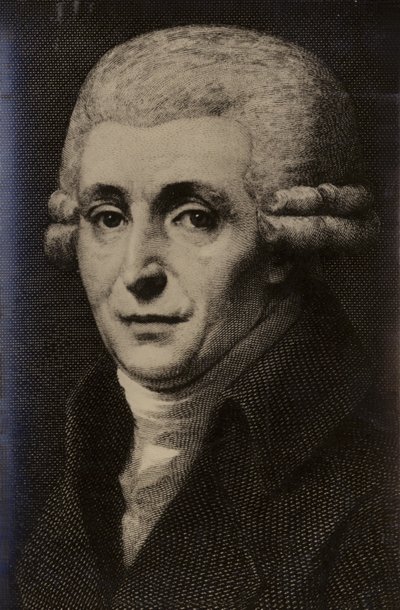 Retrato de Joseph Haydn de Austrian School