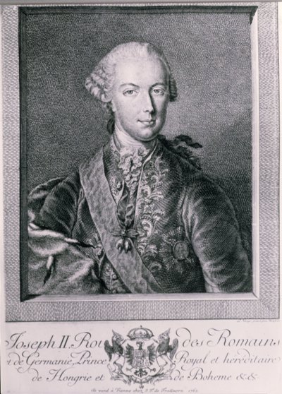 Retrato de José II (1741-90) Rey de Alemania y Emperador del Sacro Imperio Romano, 1763 de Austrian School
