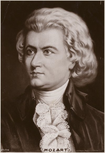 Retrato de Wolfgang Amadeus Mozart de Austrian School