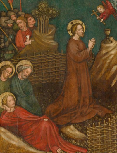 La agonía en el jardín, c.1420 de Austrian master
