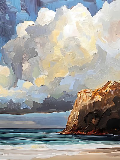Nubes espectaculares en la costa de Avanesova Elena