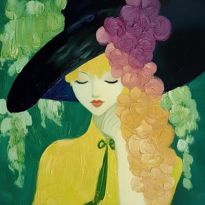 Mujer elegante en pleno esplendor de Avanesova Elena