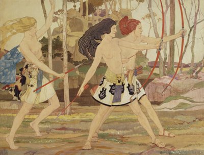 Amazonas (acuarela y témpera sobre papel) de Averil Mary Burleigh
