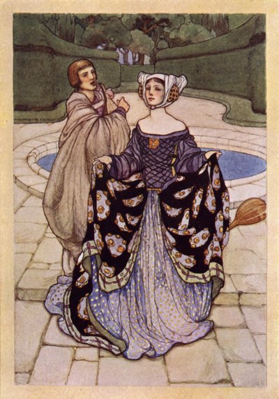 John Keats: Early Poems (litografía en color) de Averil Mary Burleigh