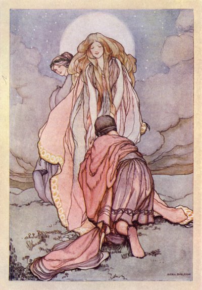 John Keats: Endymion (litografía en color) de Averil Mary Burleigh