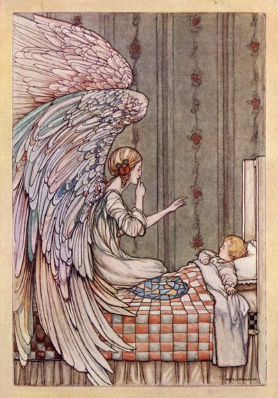 John Keats: El sueño y la poesía (litografía en color) de Averil Mary Burleigh