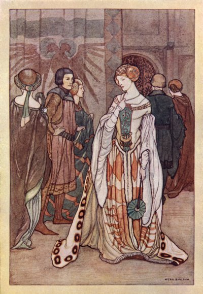 John Keats: La víspera de Santa Inés (litografía en color) de Averil Mary Burleigh