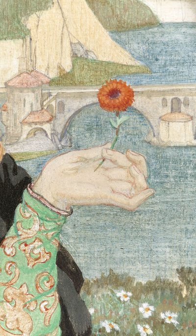 La Chria, c.1929 (temple sobre tabla) (detalle de 244475) de Averil Mary Burleigh