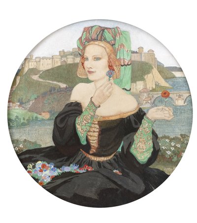 La Chria, c.1929 (témpera sobre tabla) (para el detalle ver 244476) de Averil Mary Burleigh