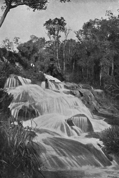 Cascada en el Río Dourado Lencoes, 1895 de Axel Frick