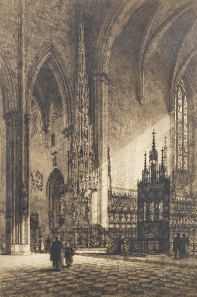 Catedral de Ulm, c.1902 de Axel Haig