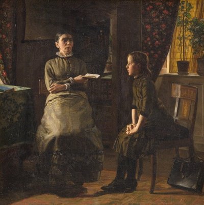 Maestra y alumna de Axel Helsted