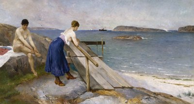 bañándose mujeres de Axel Hjalmar Ender