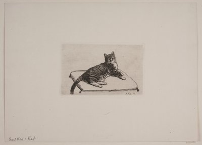 Danés: Recumbent cat de Axel Hou