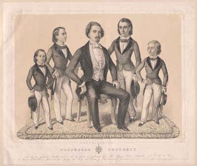 Grupo La familia de artistas Cottrely de Axel Jakob Salmson