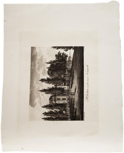 Hoboken frente a Nueva York, de un Atlas de los Estados Unidos, 1824 de Axel Leonhard Klinckowström