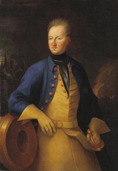 Carlos XII o Carl de Suede - Retrato del rey Carlos XII de Suecia (1682-1718), por Sparre, Axel (1652-1728). Óleo sobre lienzo de Axel Sparre