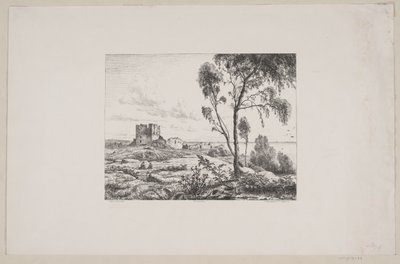 Parti ved Hammershus de Axel Theodor Kittendorff