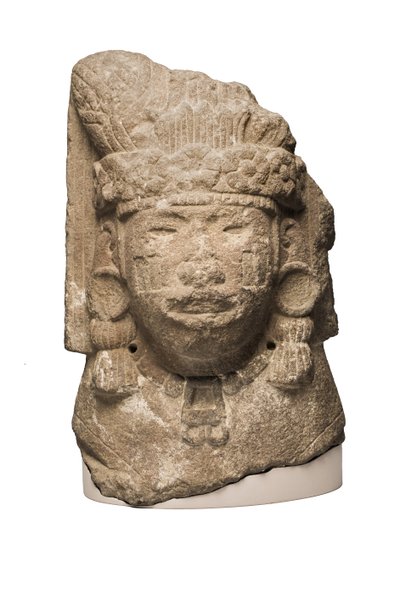Cabeza de Xilonen, la Diosa del Maíz Joven, Tenochtitlan, México, 1450/1500 de Aztec