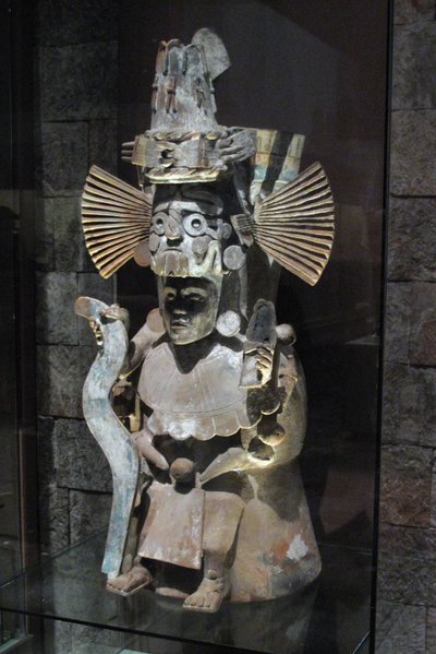 Incensario en forma del dios Tláloc, Tláhuac, período Posclásico Tardío, c.1500 de Aztec