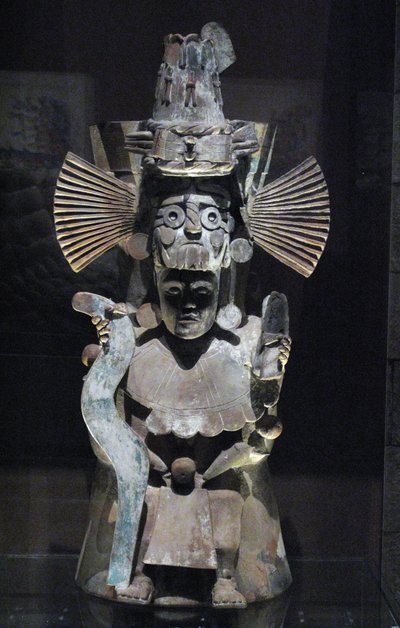 Incensario en forma del dios Tlaloc, Tláhuac, periodo Posclásico Tardío, c.1500 de Aztec