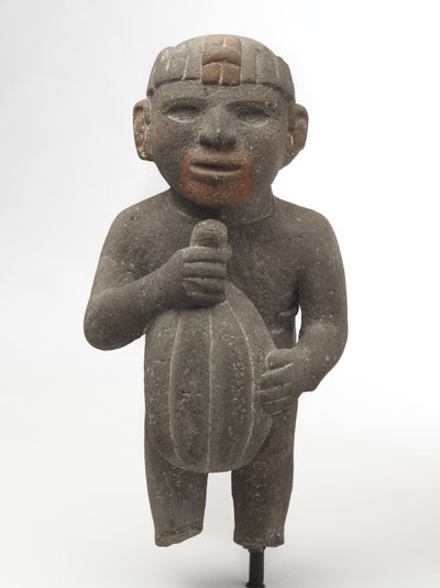 Hombre cargando una vaina de cacao, 1440-1521 de Aztec