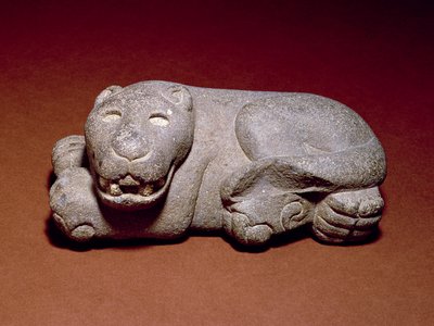Jaguar Reclinado, 1440-1521 de Aztec