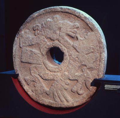 Piedra usada en el juego de pelota de Aztec