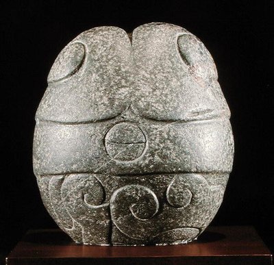 Corazón abstracto, período postclásico tardío de Aztec Aztec