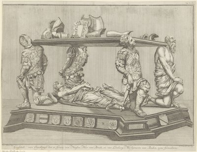 Monumento funerario de Engelbrecht II, Conde de Nassau-Dillenburg-Breda, 1504 de B.F. Immink