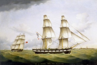 Niger de Sunderland, William Souter comandante, 1852 de B. H. Hansen