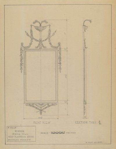 Espejo de B. Holst Grubbe