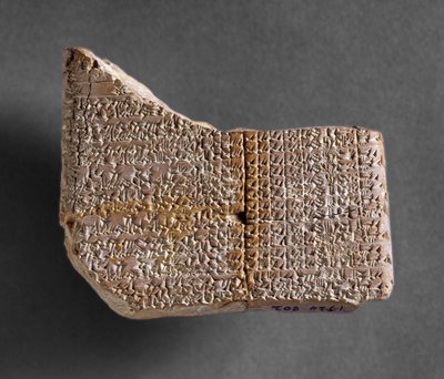 Tabla astronómica de Kish, registrando las salidas y puestas de Venus durante los primeros 6 años del reinado del Rey de Babilonia, siglo VII de Babylonian
