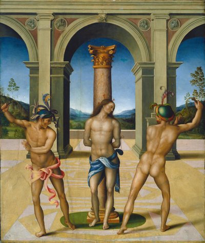 La flagelación de Cristo, c. 1512-1515 de Bacchiacca