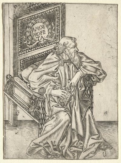 Los profetas: Amós, c. 1470-1475 de Baccio Baldini