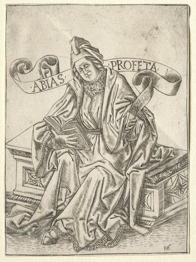 Los profetas: Abdías, c. 1470-1475 de Baccio Baldini