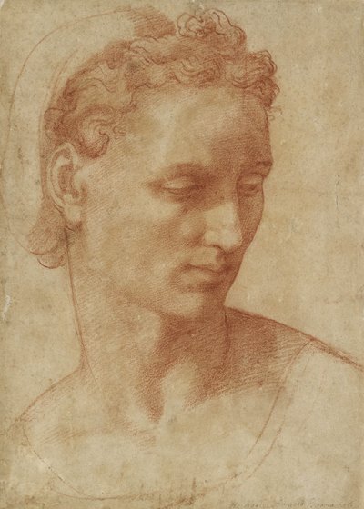 Cabeza de una mujer de Baccio Bandinelli