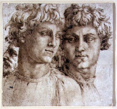 Estudio de Cabezas de Baccio Bandinelli