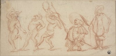 Figuras de carnaval de Baccio del Bianco
