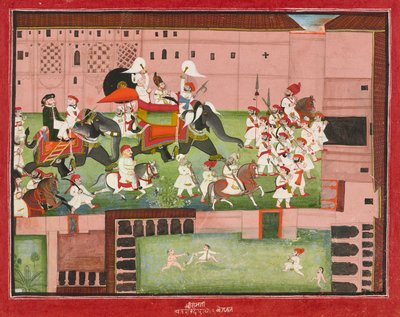 M. Balwant Singh con el coronel Borthwick de Baijnath